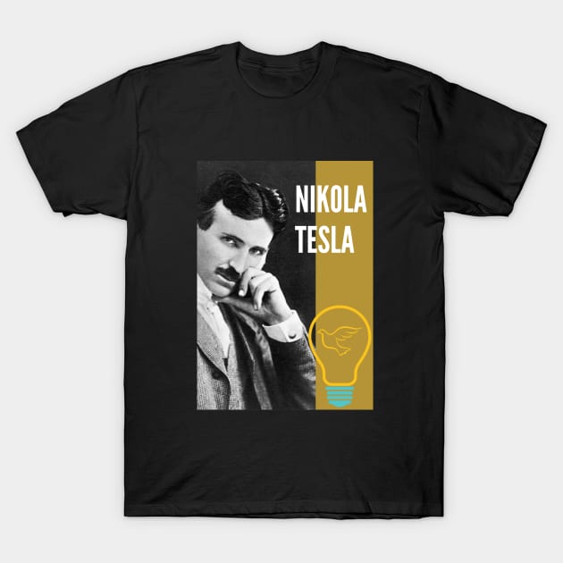 Nikola Tesla T-Shirt by MiljanaVuckovic